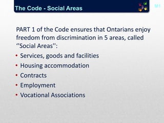 Module 1 presentation - human rights 101-introduction to the ontario ...