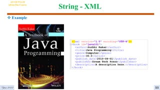 String - XML
 Example
AI VIETNAM
All-in-One Course
Year 2022 55
 
