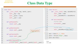 Class Data Type
AI VIETNAM
All-in-One Course
Aggregation
 
