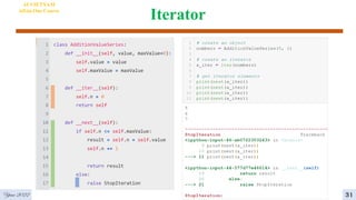 Iterator
4
Year 2022
AI VIETNAM
All-in-One Course
31
 