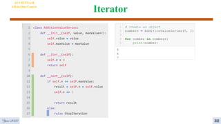 Iterator
4
Year 2022
AI VIETNAM
All-in-One Course
32
 