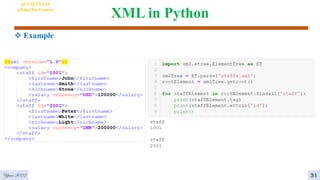 XML in Python
Year 2022 31
AI VIETNAM
All-in-One Course
 Example
 