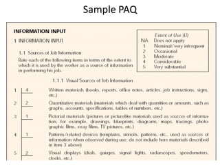 Sample PAQ
 