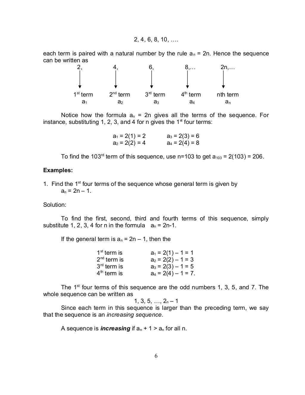 Grade 10 Math Module 1 searching for patterns, sequence and series