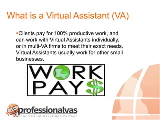 Virtual Assistant Training Module 1 (what is a va) | PPTX