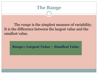 MEASURES OF CENTRAL TENDENCY AND VARIABILITY | PPTX