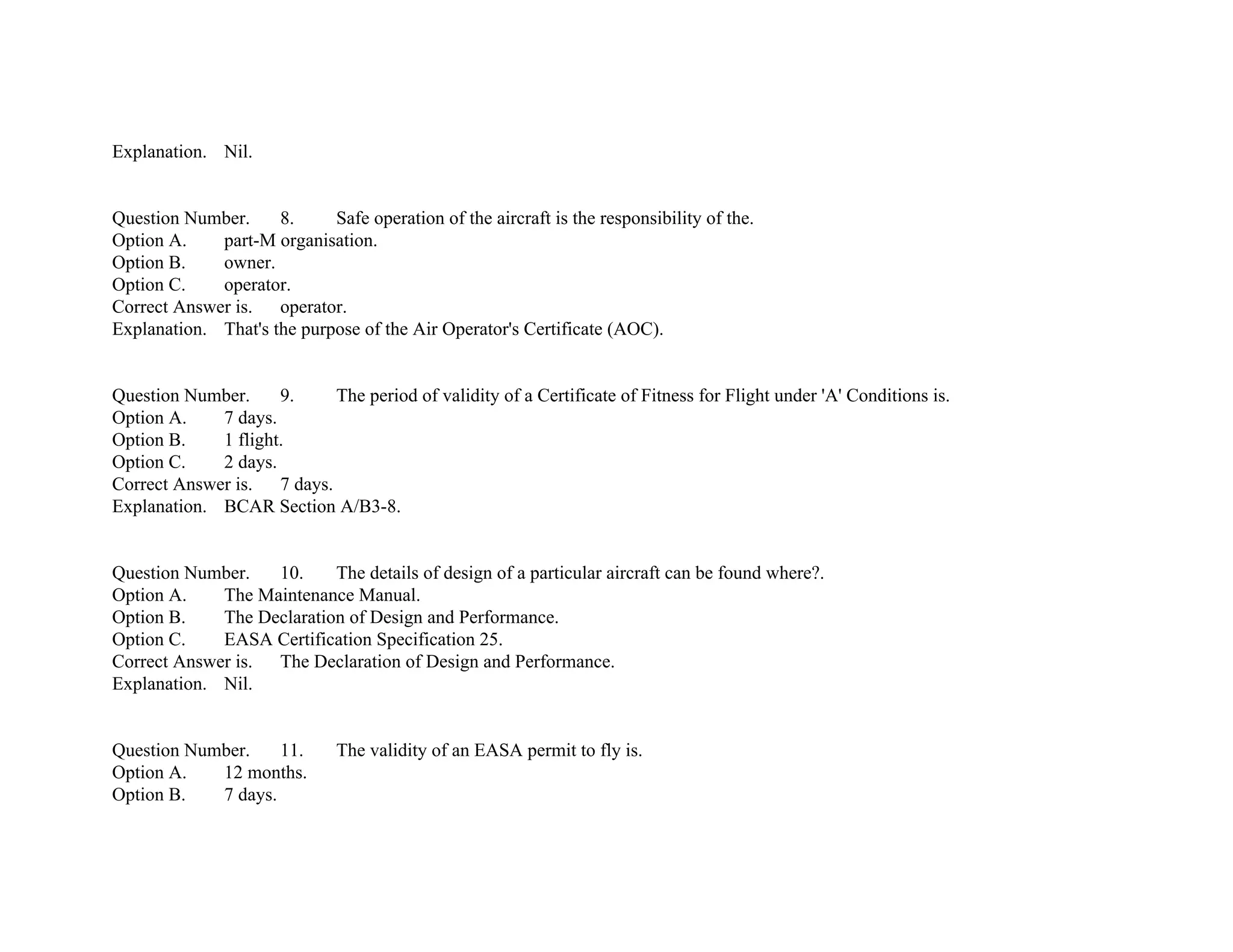 EASA Part-66 Module10 mcq's | PDF