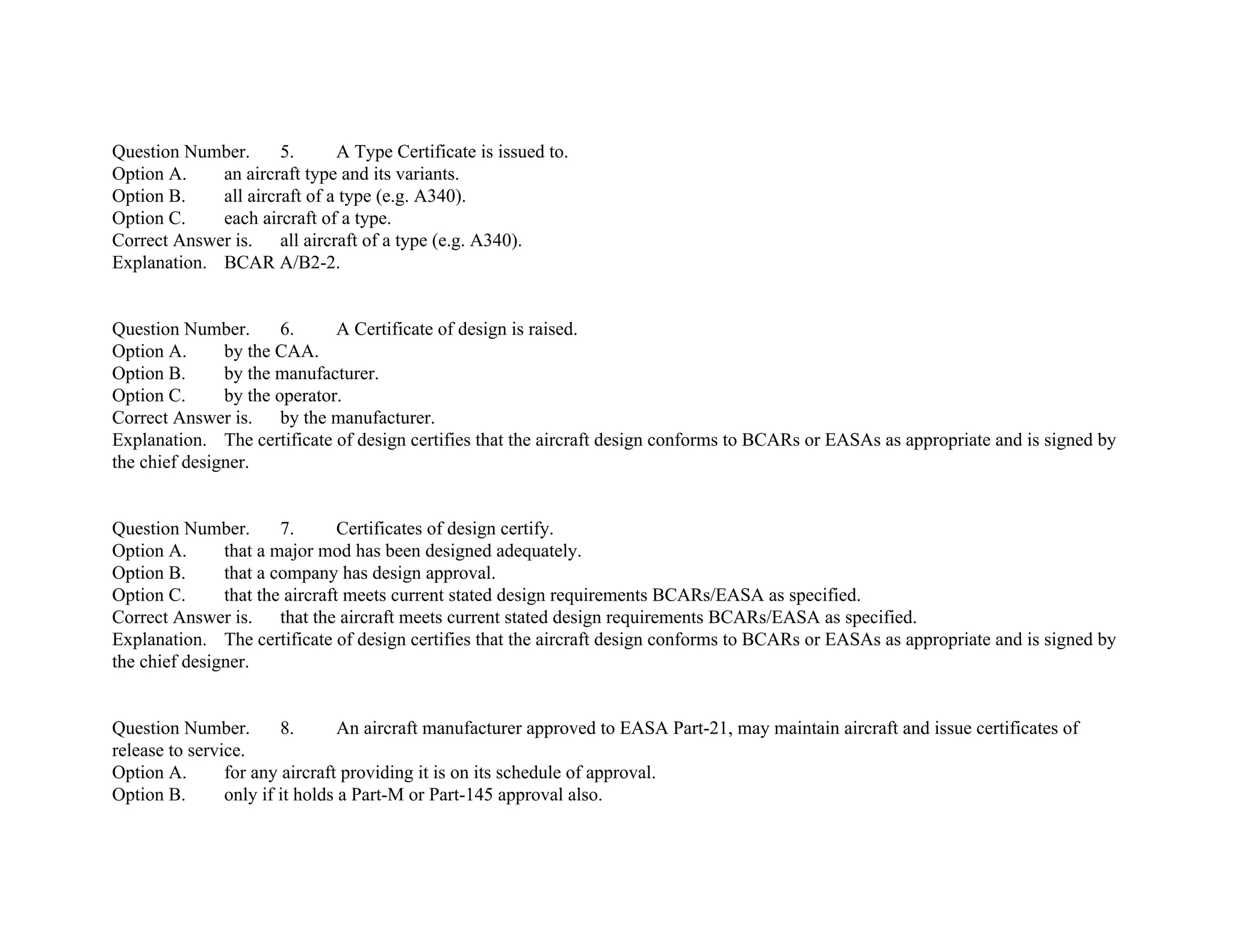 EASA Part-66 Module10 mcq's | PDF
