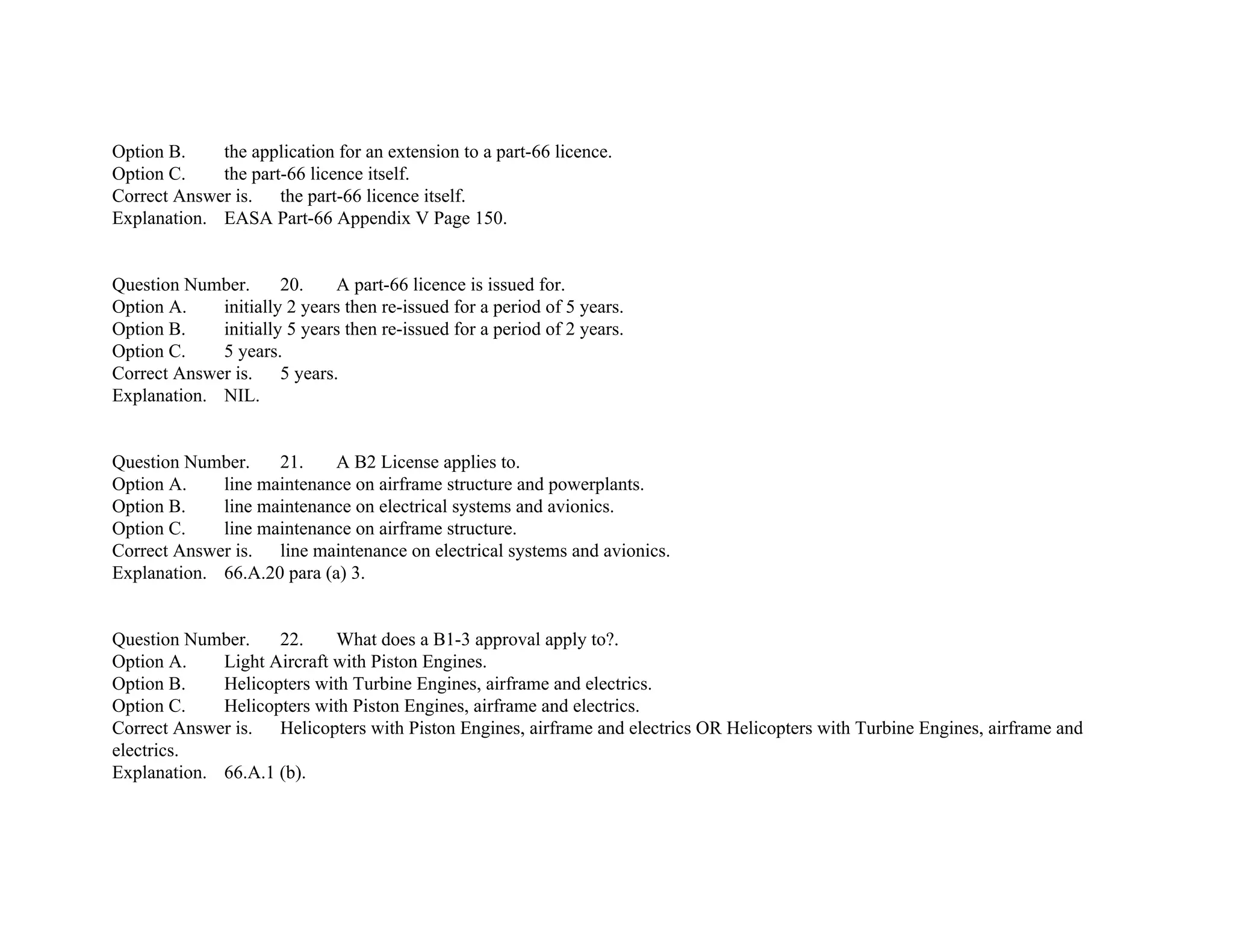 EASA Part-66 Module10 mcq's | PDF