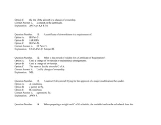 EASA Part-66 Module10 mcq's | PDF