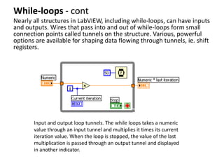 details of labviews | PPTX | Programming Languages | Computing