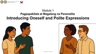 module 1 powerpoint presentation for learners | PPTX