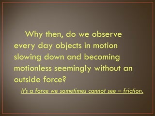 Science 9 - module 1.1 law of motion (3) | PDF