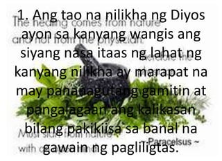 Module 11 pangangalaga sa kalikasan es p 10