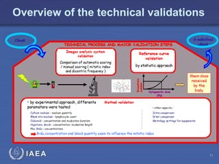 IAEA
Overview of the technical validations
11
 
