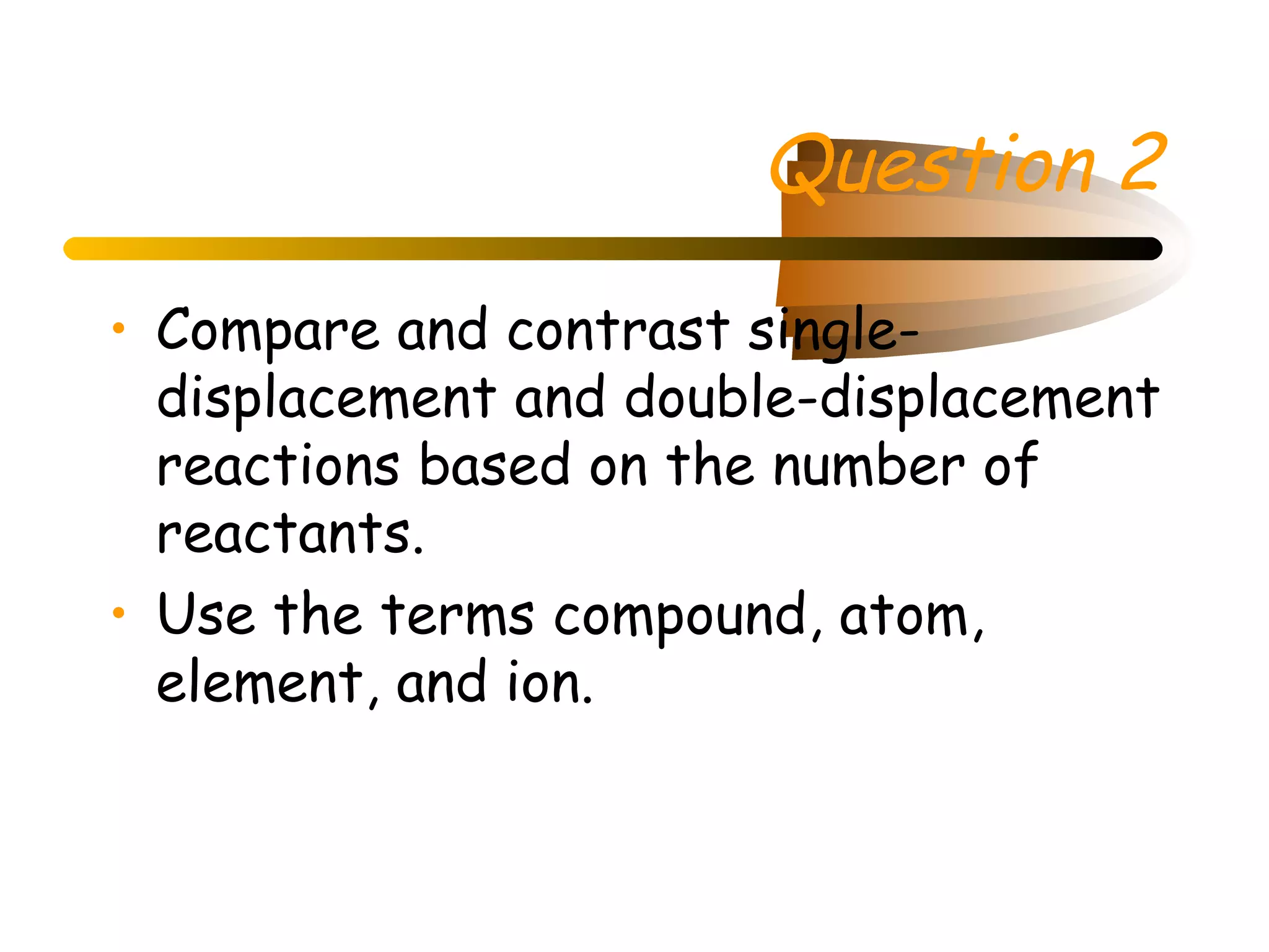 Module 13 lesson 1 notes | PPT | Chemistry | Science