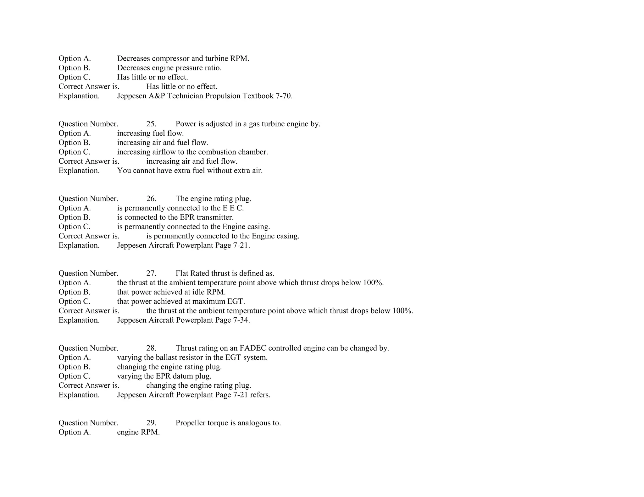 EASA Part66 Module15 mcq's