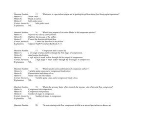 EASA Part-66 Module15 mcq's | PDF