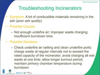 Module 16 Incineration of Healthcare Waste and the Stockholm Convention ...