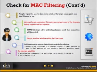 Module 17 investigating wireless attacks