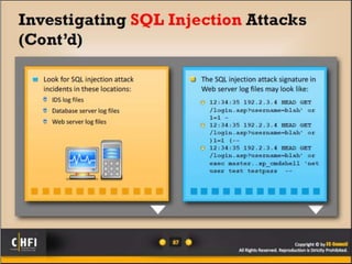 Module 18 investigating web attacks | PPTX