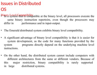 distributed system articheture , distributed operating system | PPTX