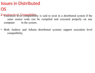 distributed system articheture , distributed operating system | PPTX