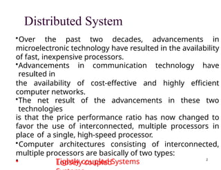 distributed system articheture , distributed operating system | PPTX
