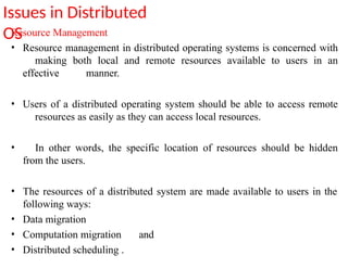 distributed system articheture , distributed operating system | PPTX