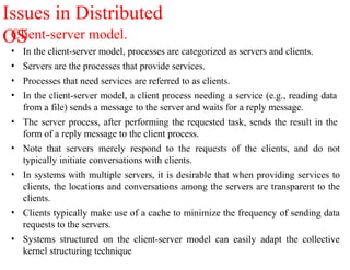 distributed system articheture , distributed operating system | PPTX