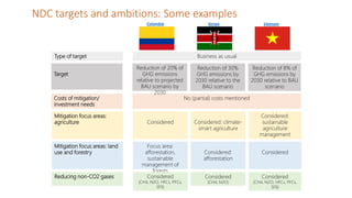 Module 1: Agriculture in the UNFCCC process and NDCs