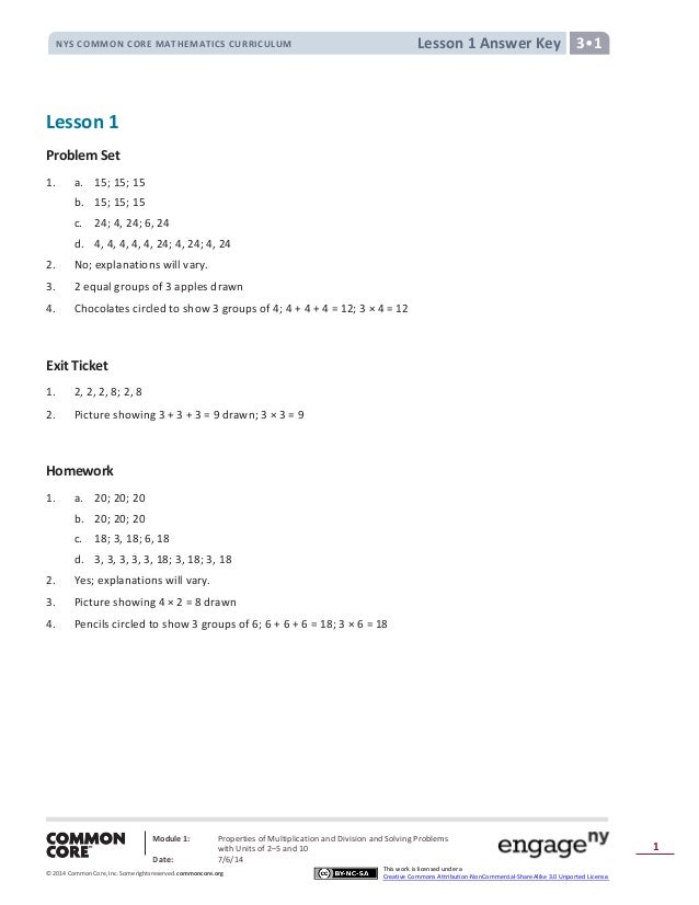 Module 1 Answer Key Module 1 Answer Key