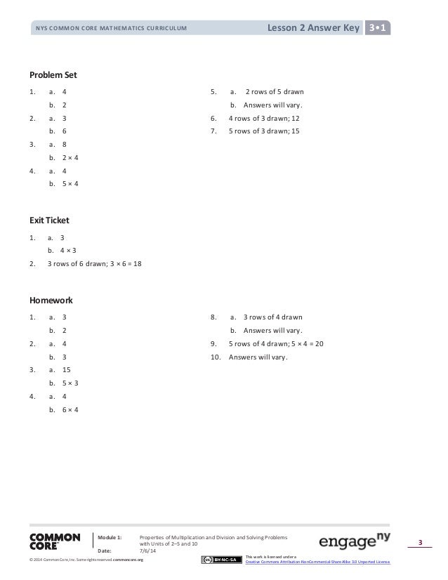 Module 1 answer key