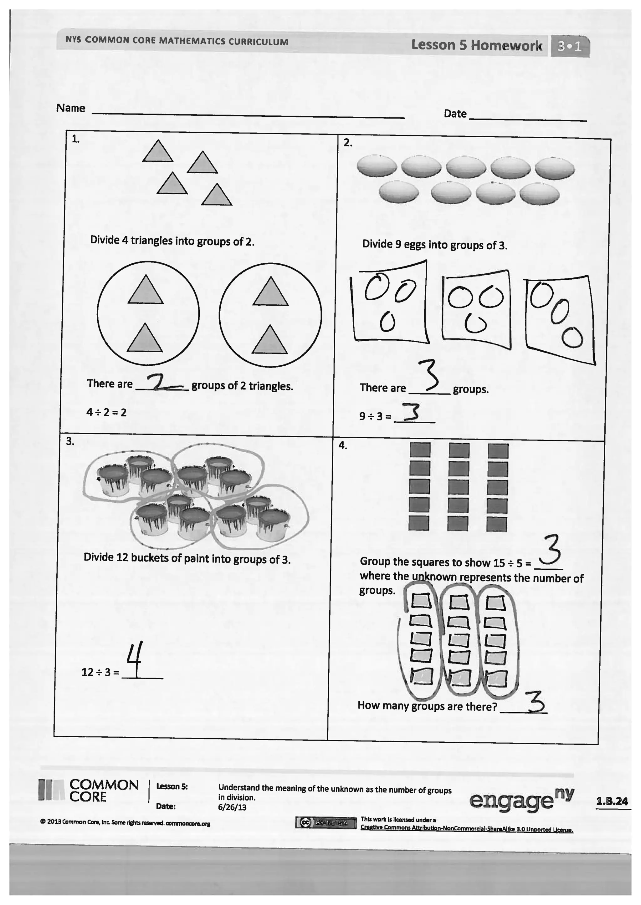 Module 1 answer key for homework