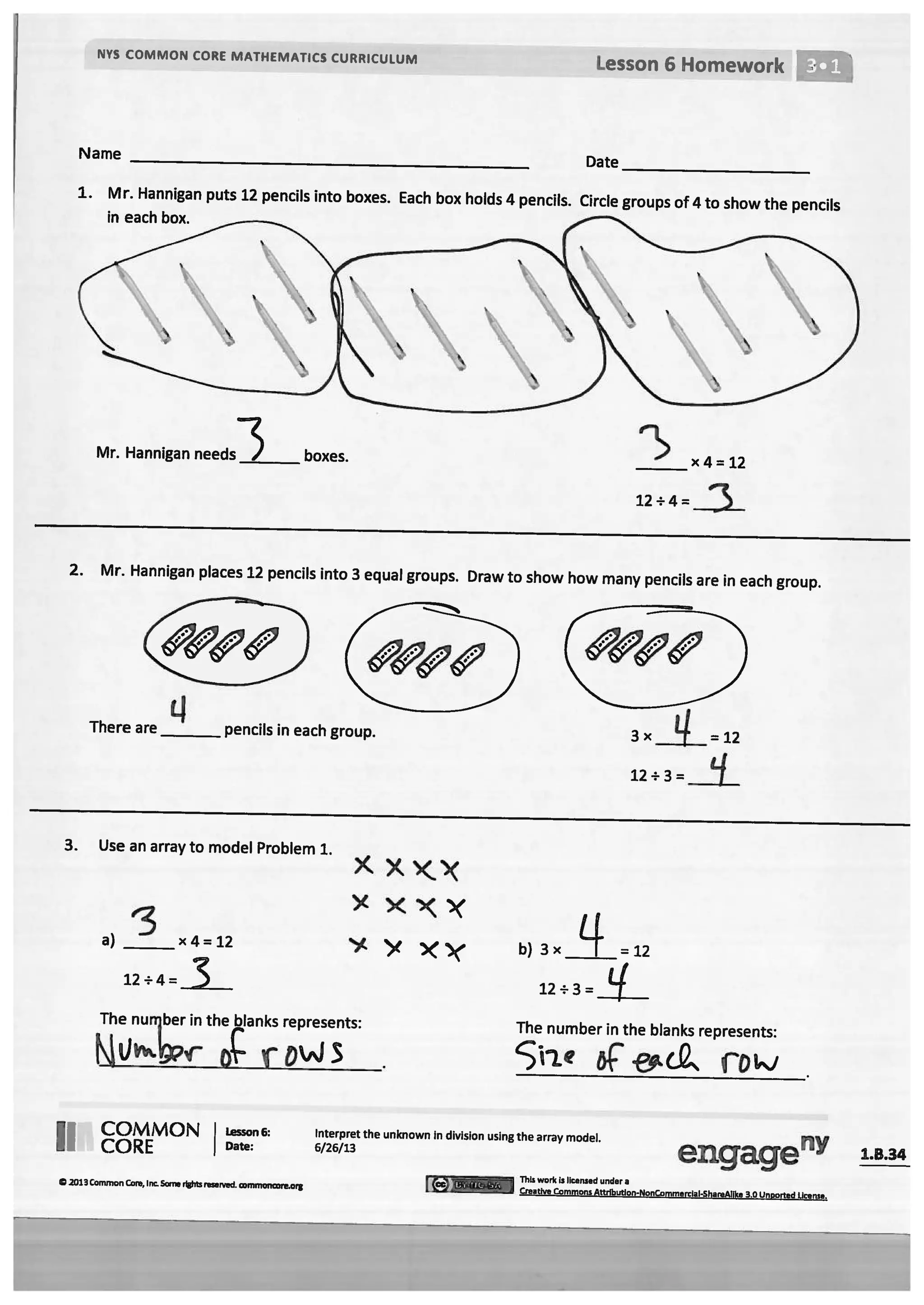 Module 1 answer key for homework