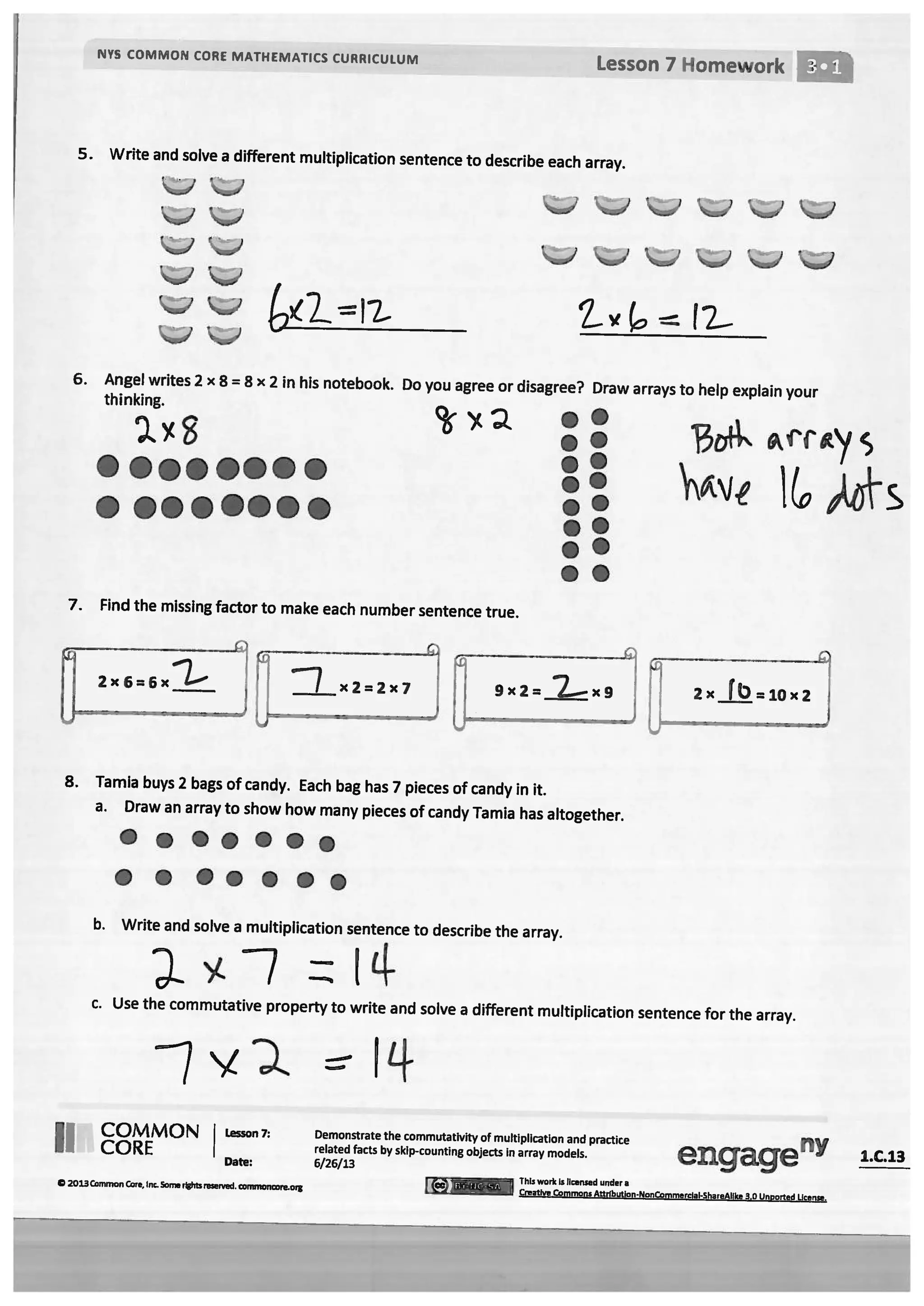 Module 1 answer key for homework