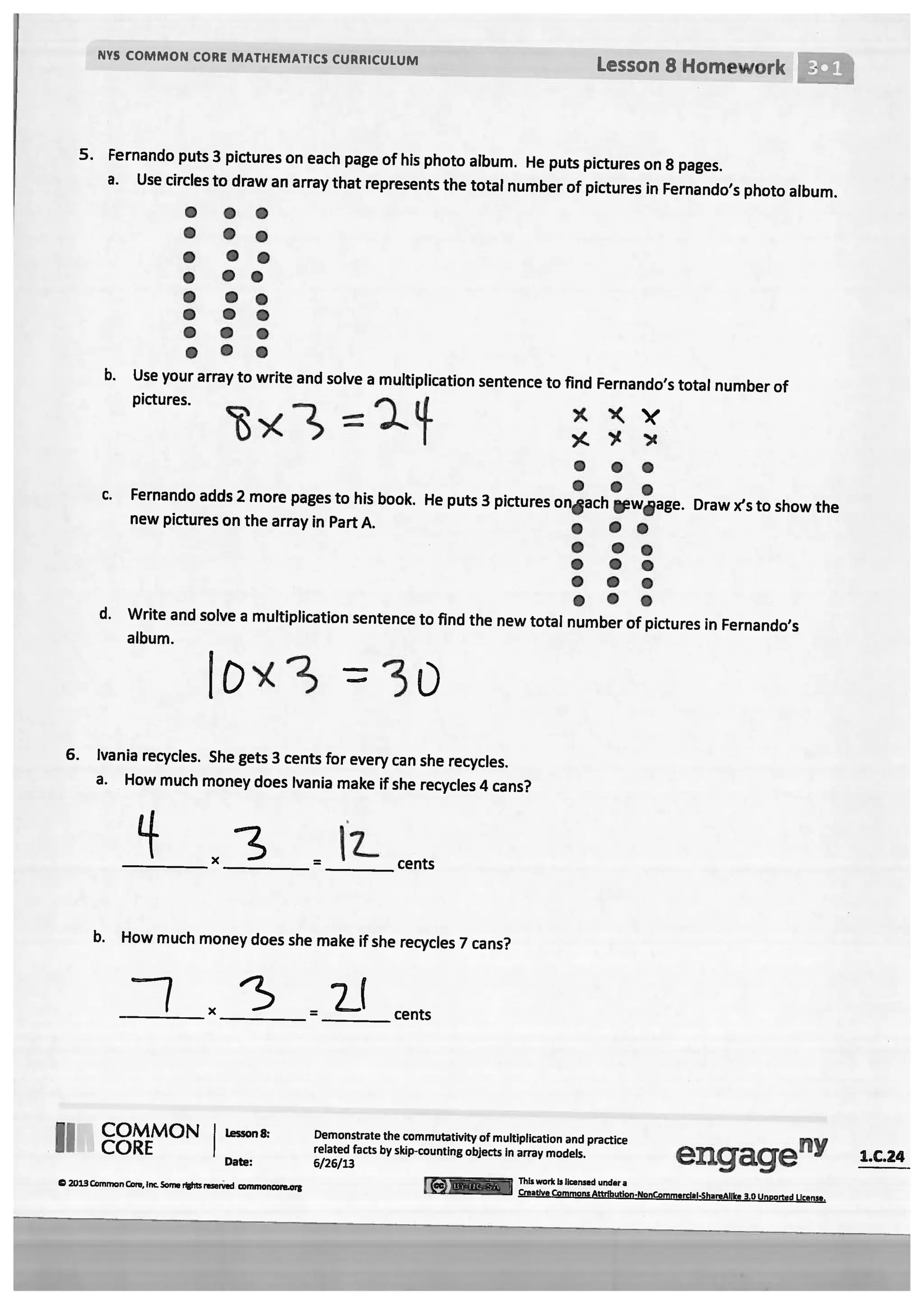 Module 1 answer key for homework
