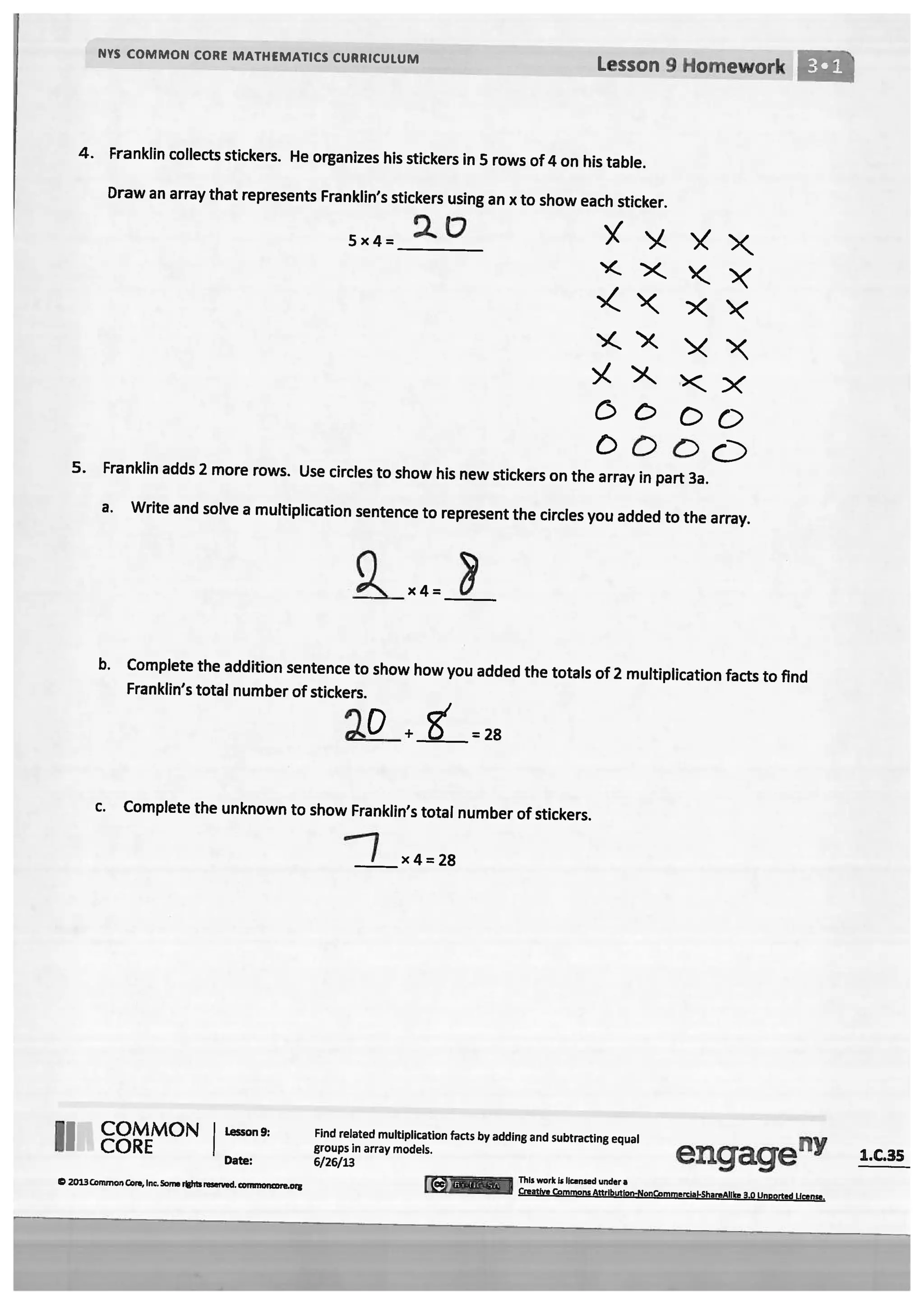 Module 1 answer key for homework