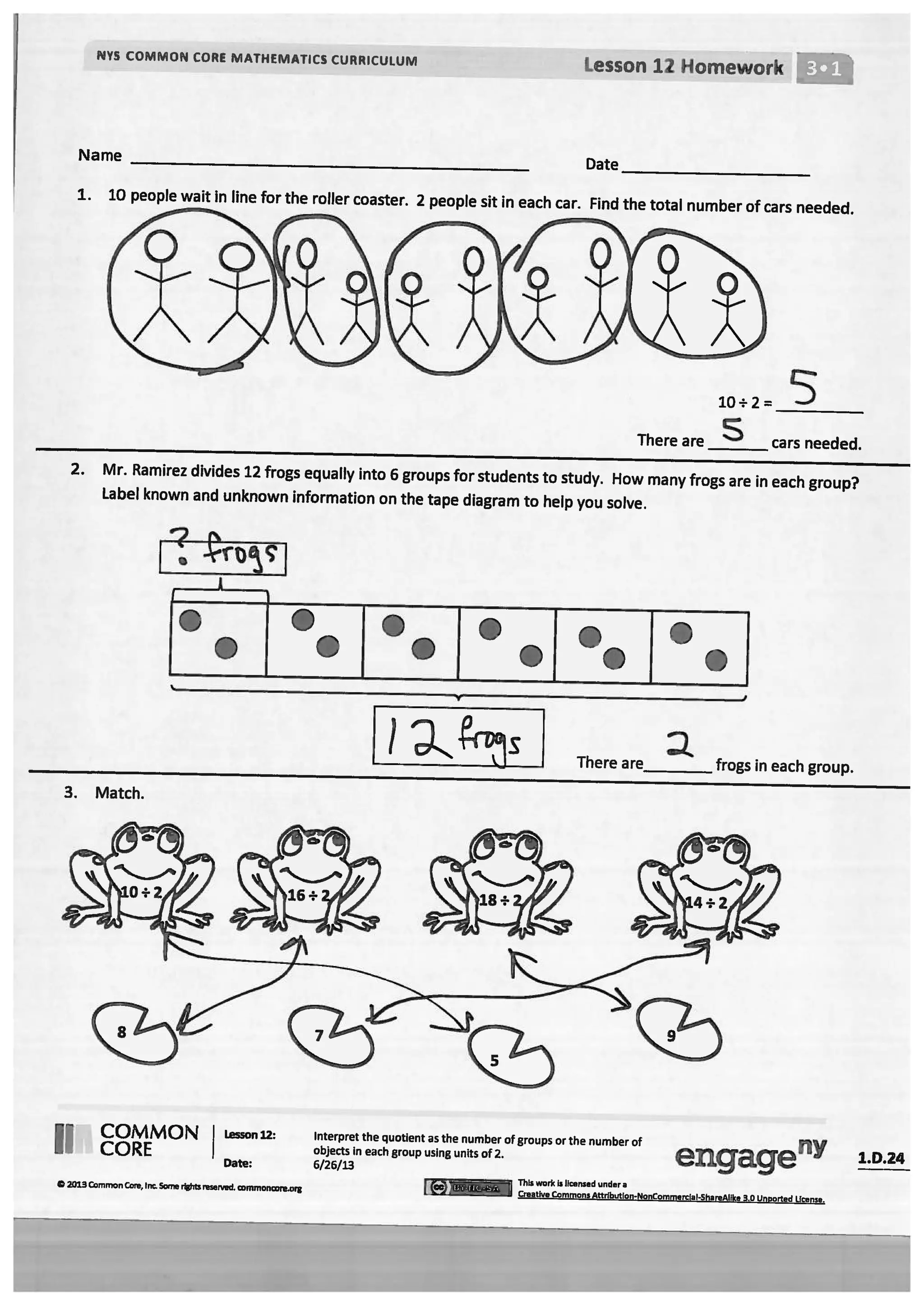 Module 1 answer key for homework