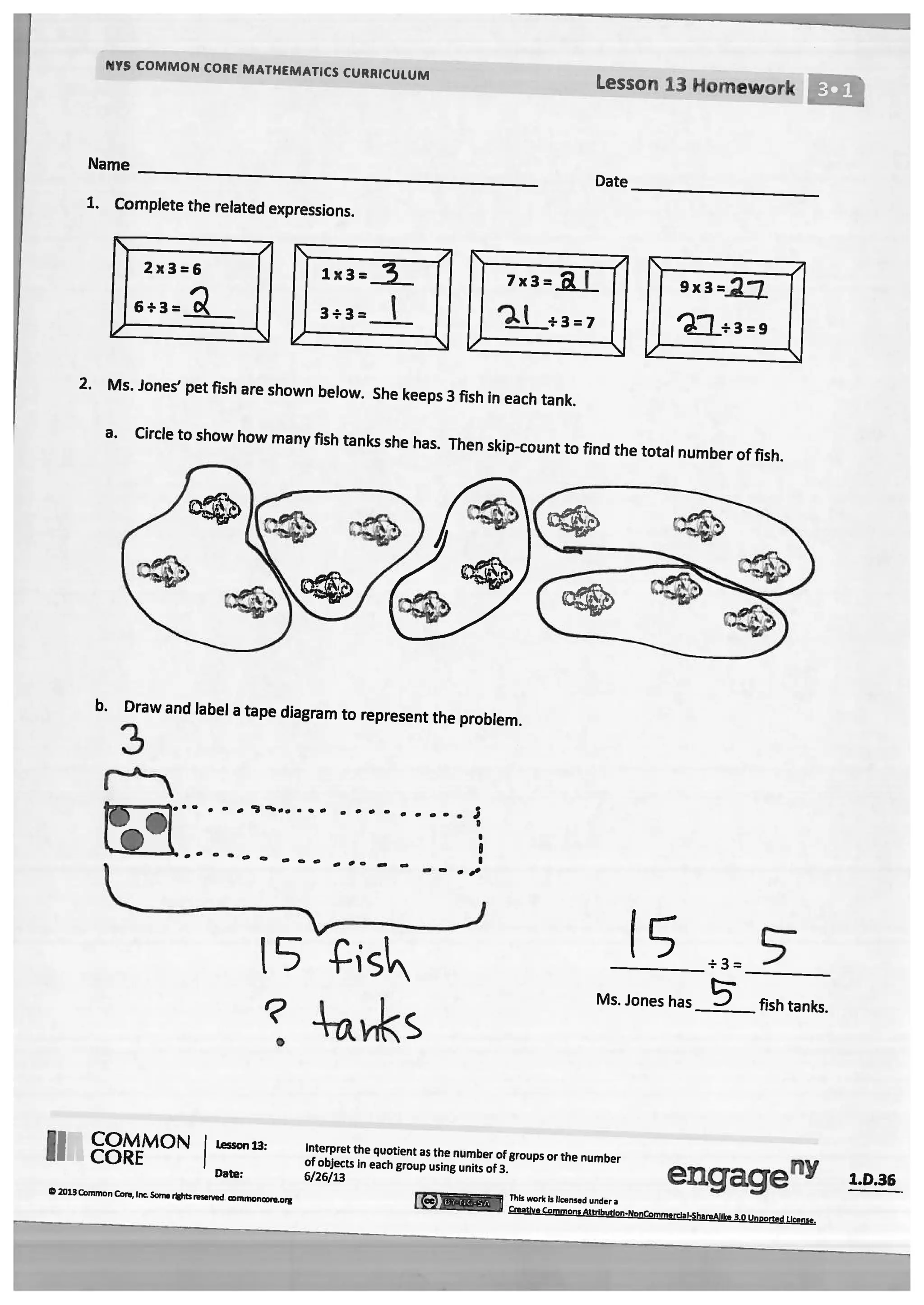 Module 1 answer key for homework