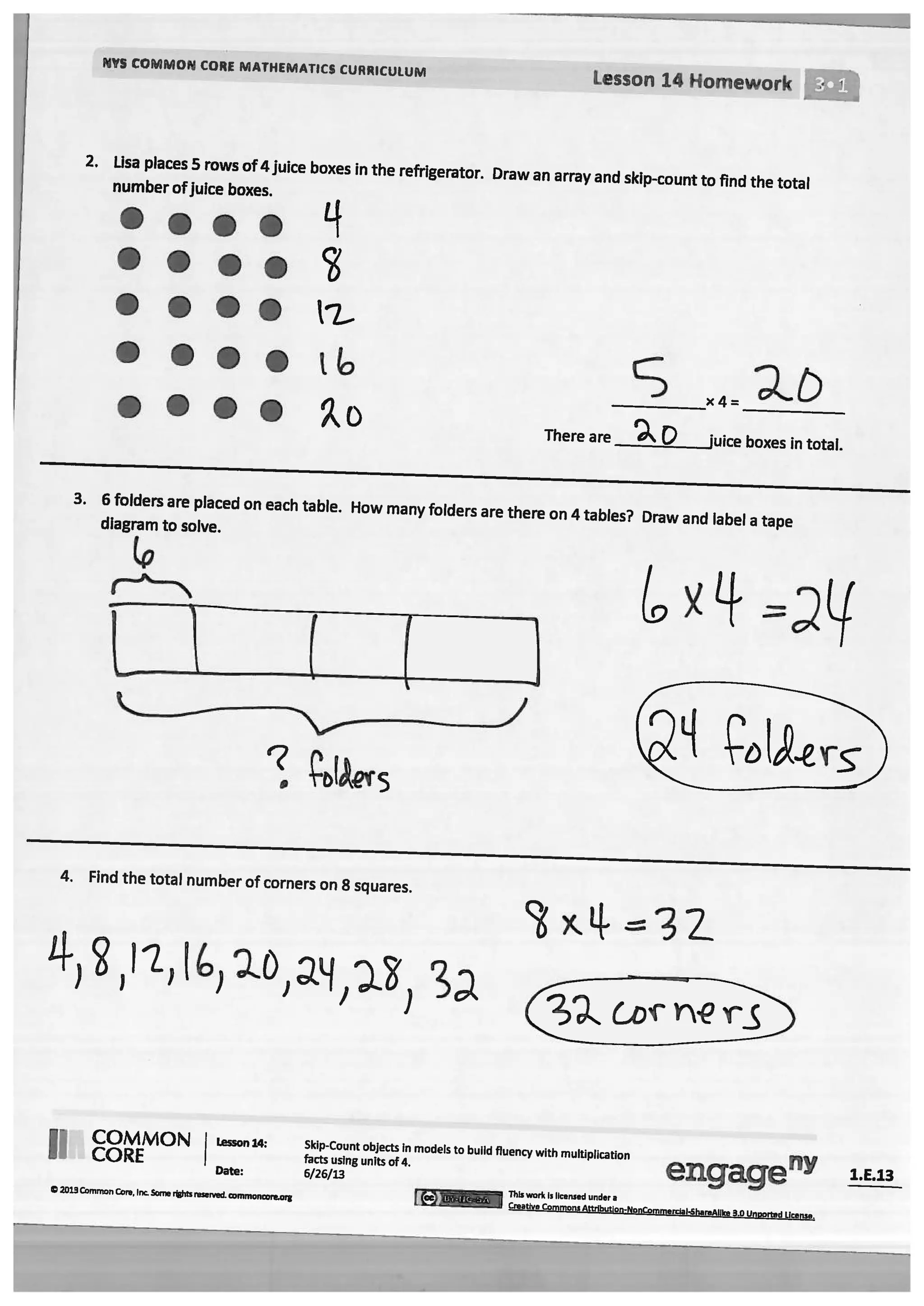 Module 1 answer key for homework