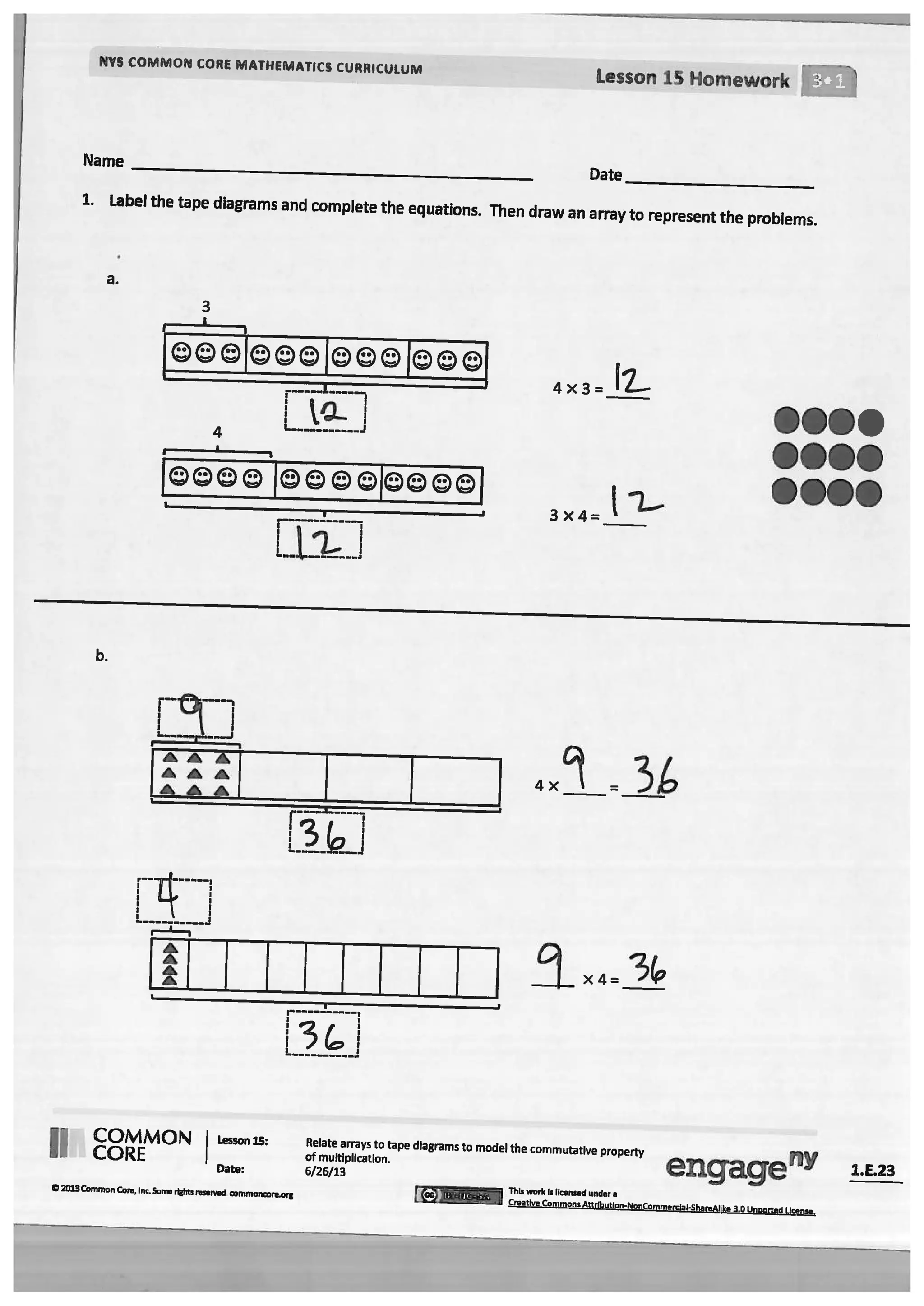Module 1 answer key for homework