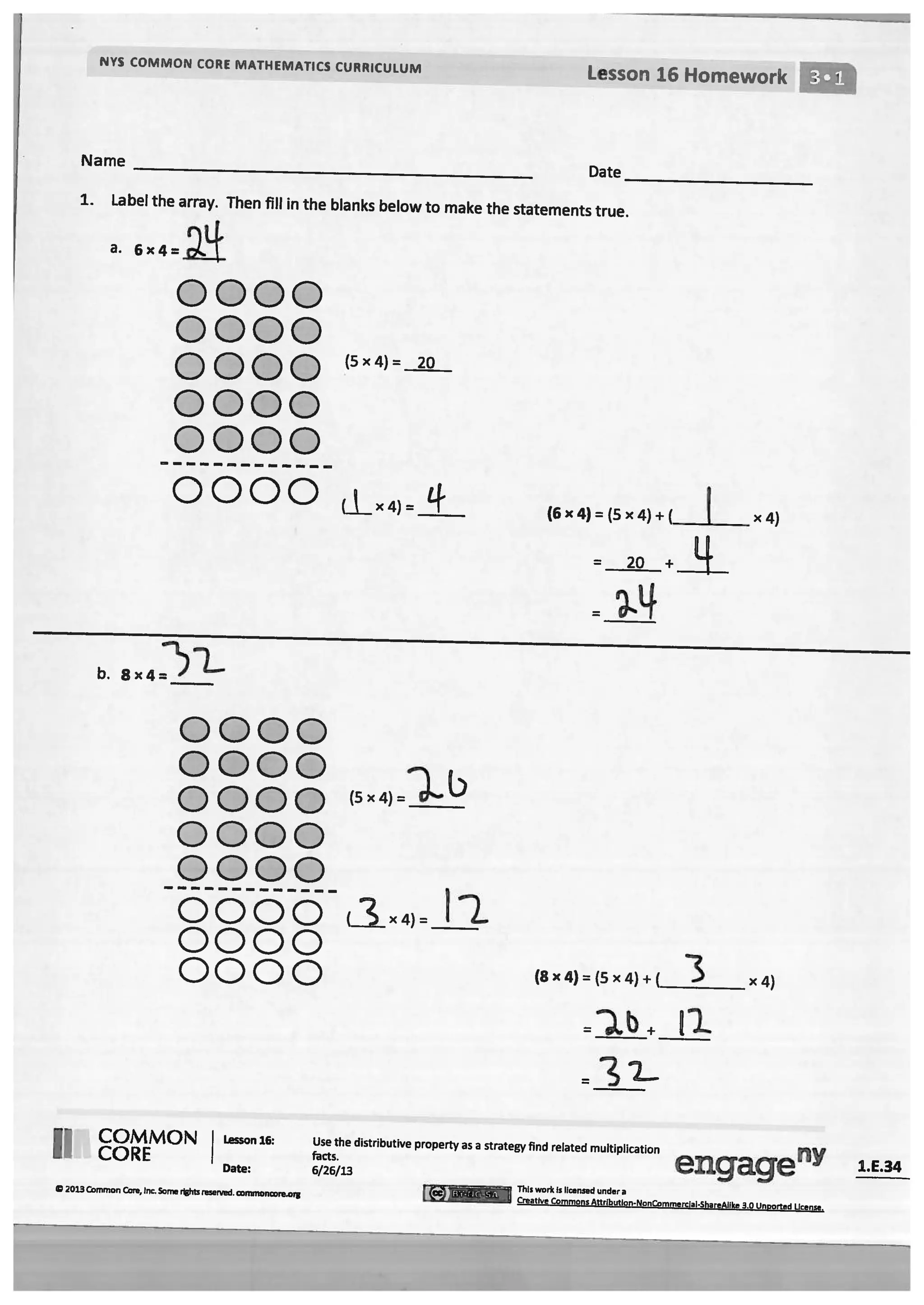 Module 1 answer key for homework