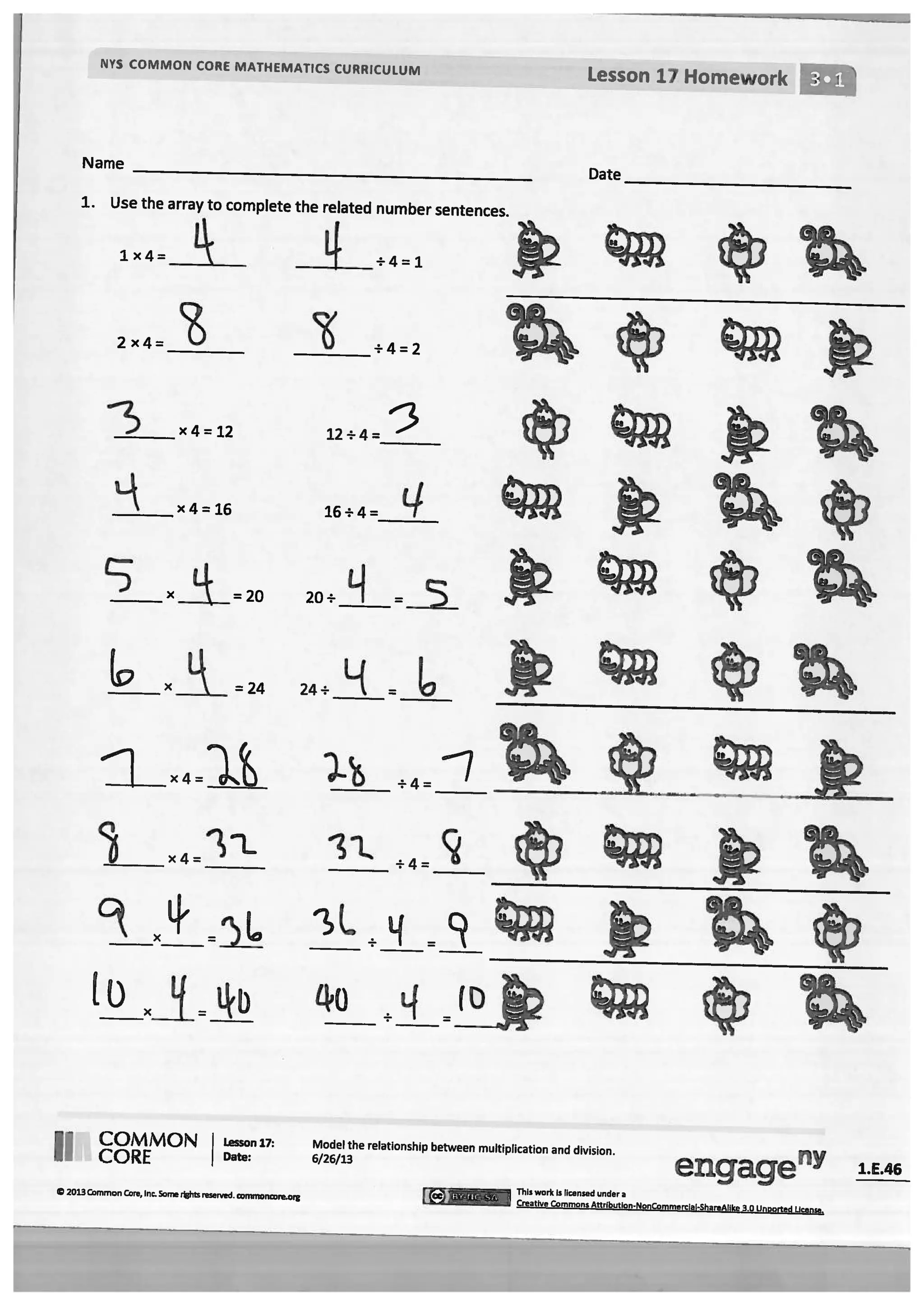 Module 1 answer key for homework