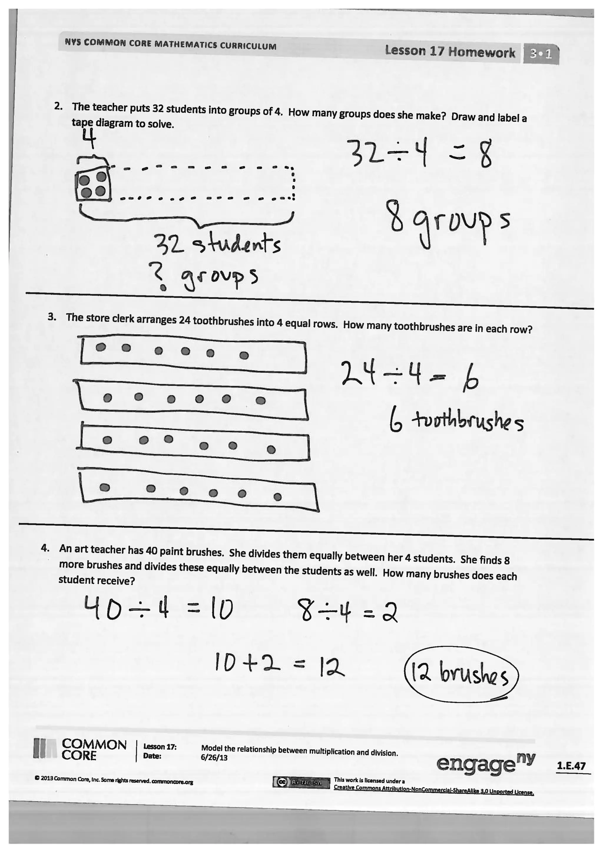 Module 1 answer key for homework