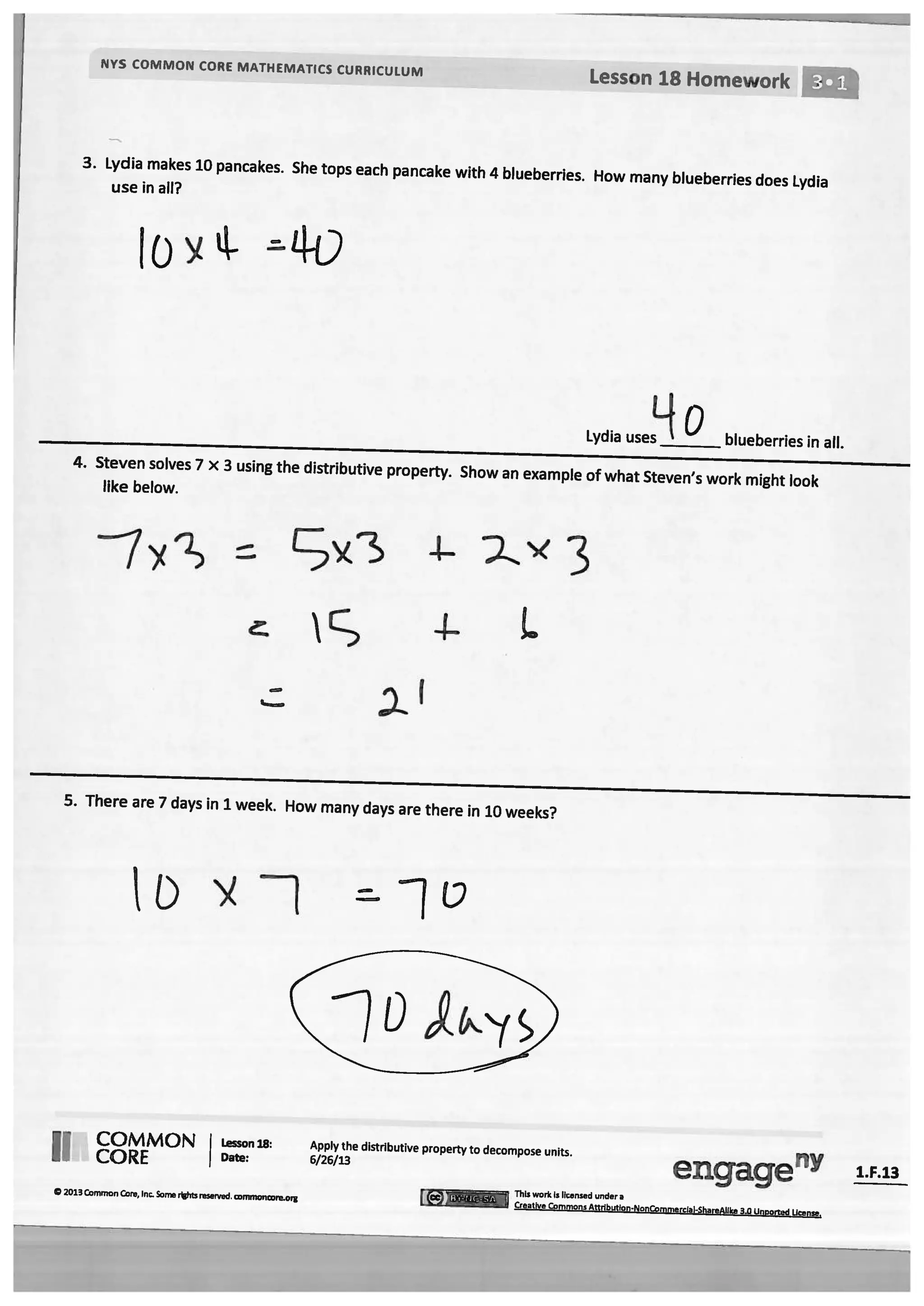 Module 1 answer key for homework