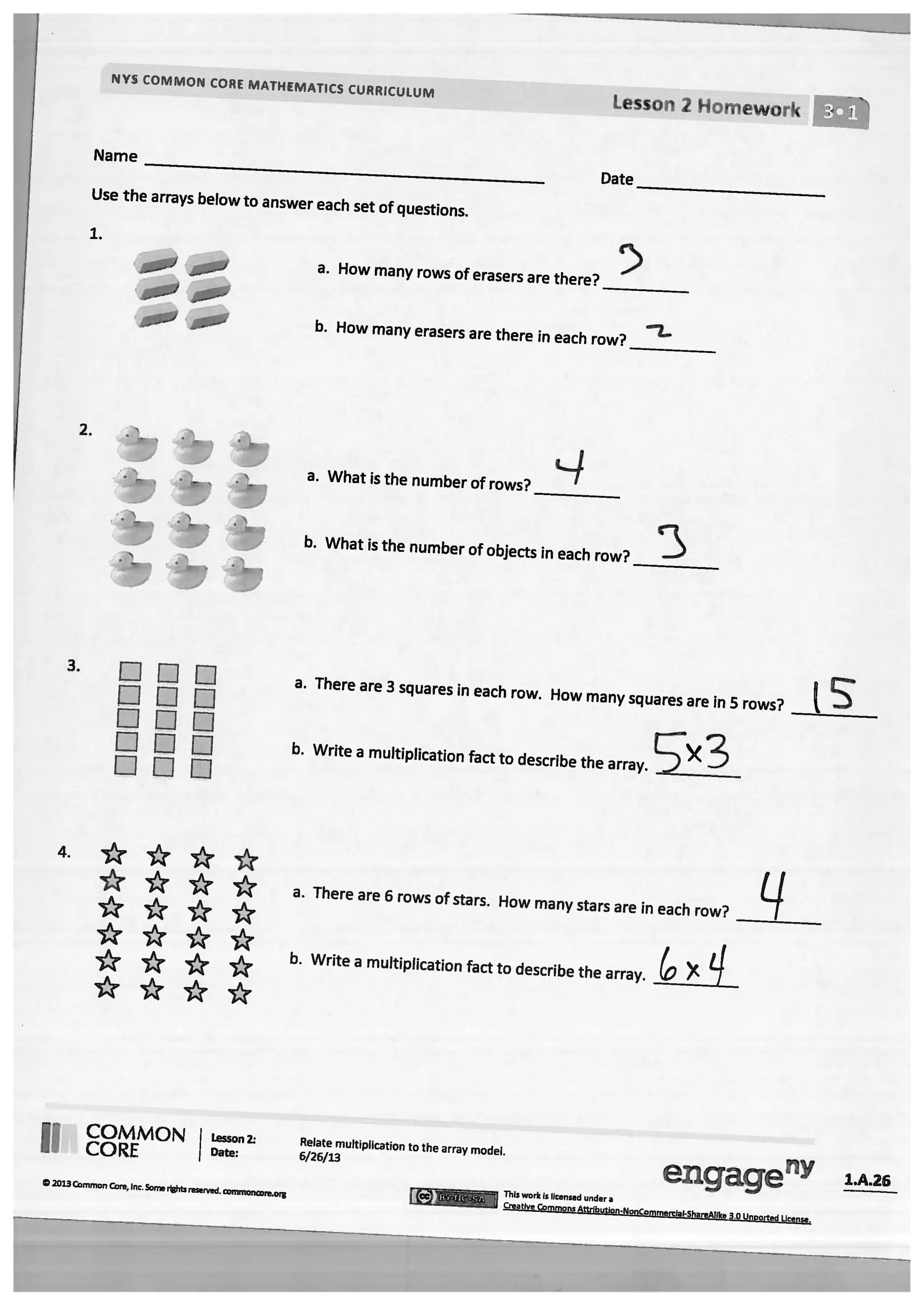 Module 1 answer key for homework