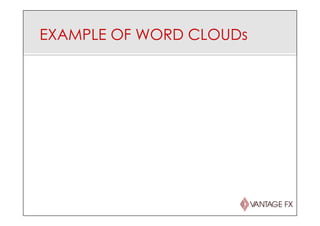 EXAMPLE OF WORD CLOUDs
 