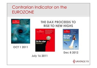 Contrarian Indicator on the
EUROZONE
July 16 2011
THE DAX PROCEEDS TO
RISE TO NEW HIGHS
OCT 1 2011
Dec 8 2012
 