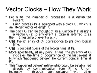 Vector Clock In Distributed System Module 1B.pptx distributed operating system | PPTX
